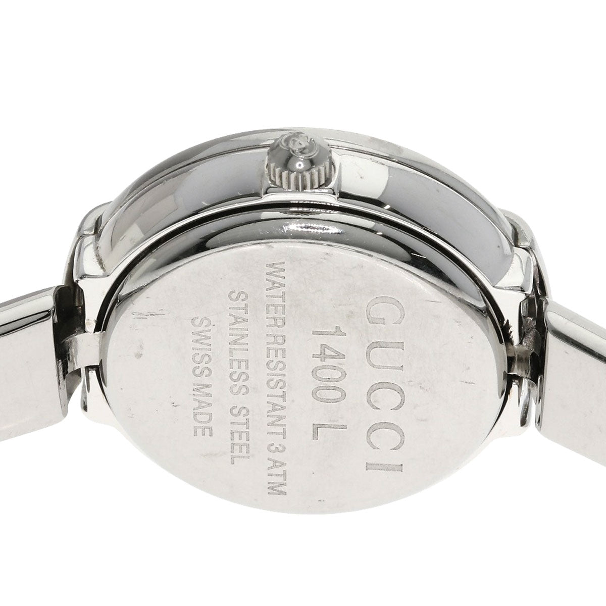 GUCCI グッチ 1400L ラウンドフェイス 腕時計 SS レディース 中古