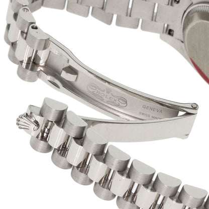 ROLEX ロレックス 179296NG デイトジャスト 10P ダイヤモンド 腕時計 PT レディース 中古
