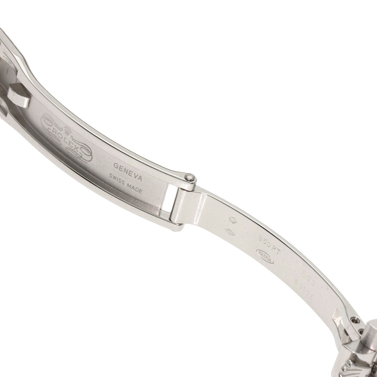 ROLEX ロレックス 179296NG デイトジャスト 10P ダイヤモンド 腕時計 PT レディース 中古