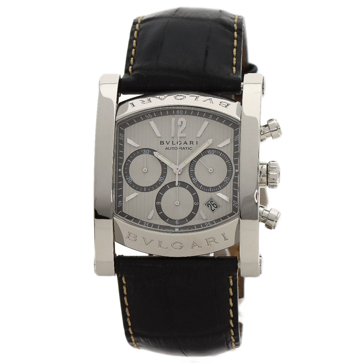 BVLGARI ブルガリ AA48SCH アショーマ 日本限定 腕時計 SS メンズ 中古