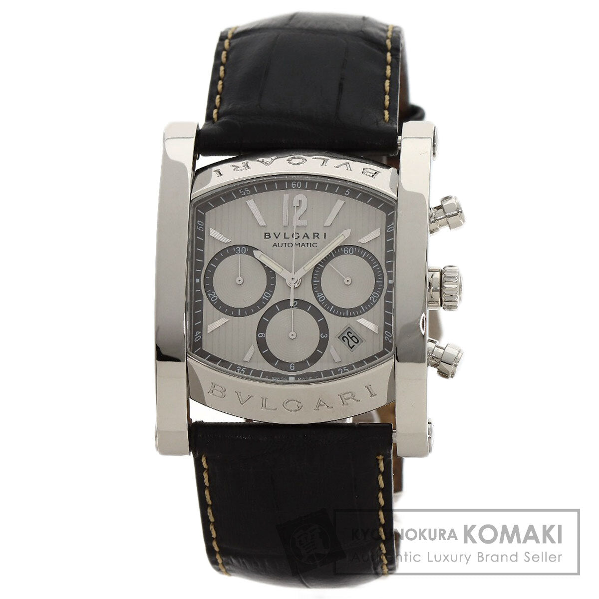 BVLGARI ブルガリ AA48SCH アショーマ 日本限定 腕時計 SS メンズ 中古