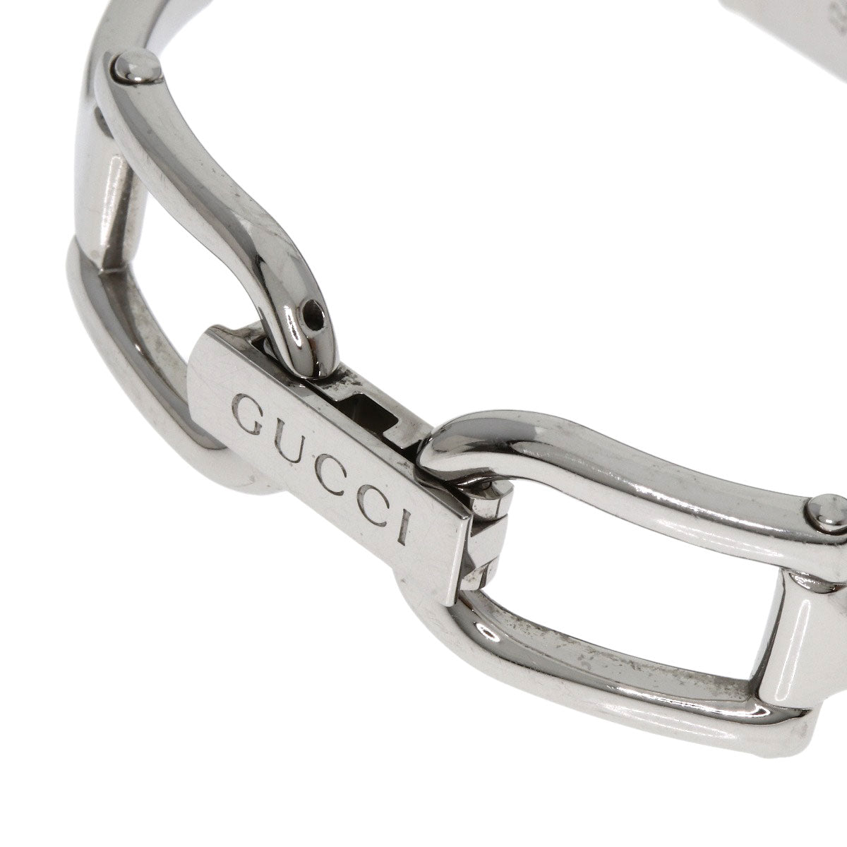 GUCCI グッチ 1500L GG スクエアフェイス バングル 腕時計 SS レディース 中古