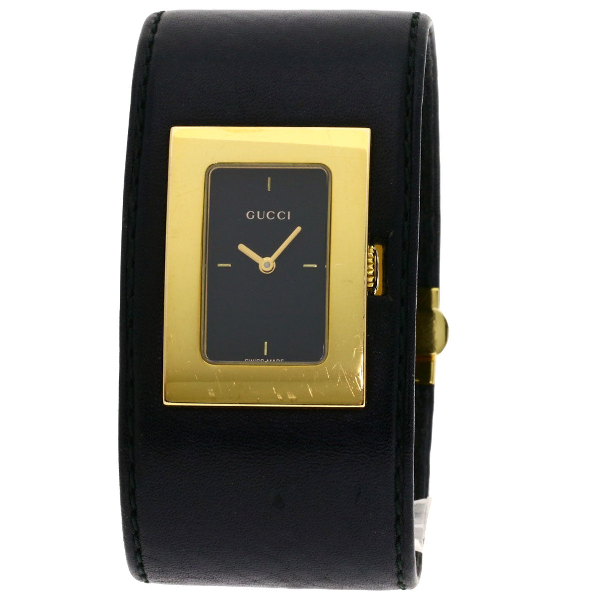 GUCCI グッチ 7800L スクエアフェイス 腕時計 GP レディース 中古