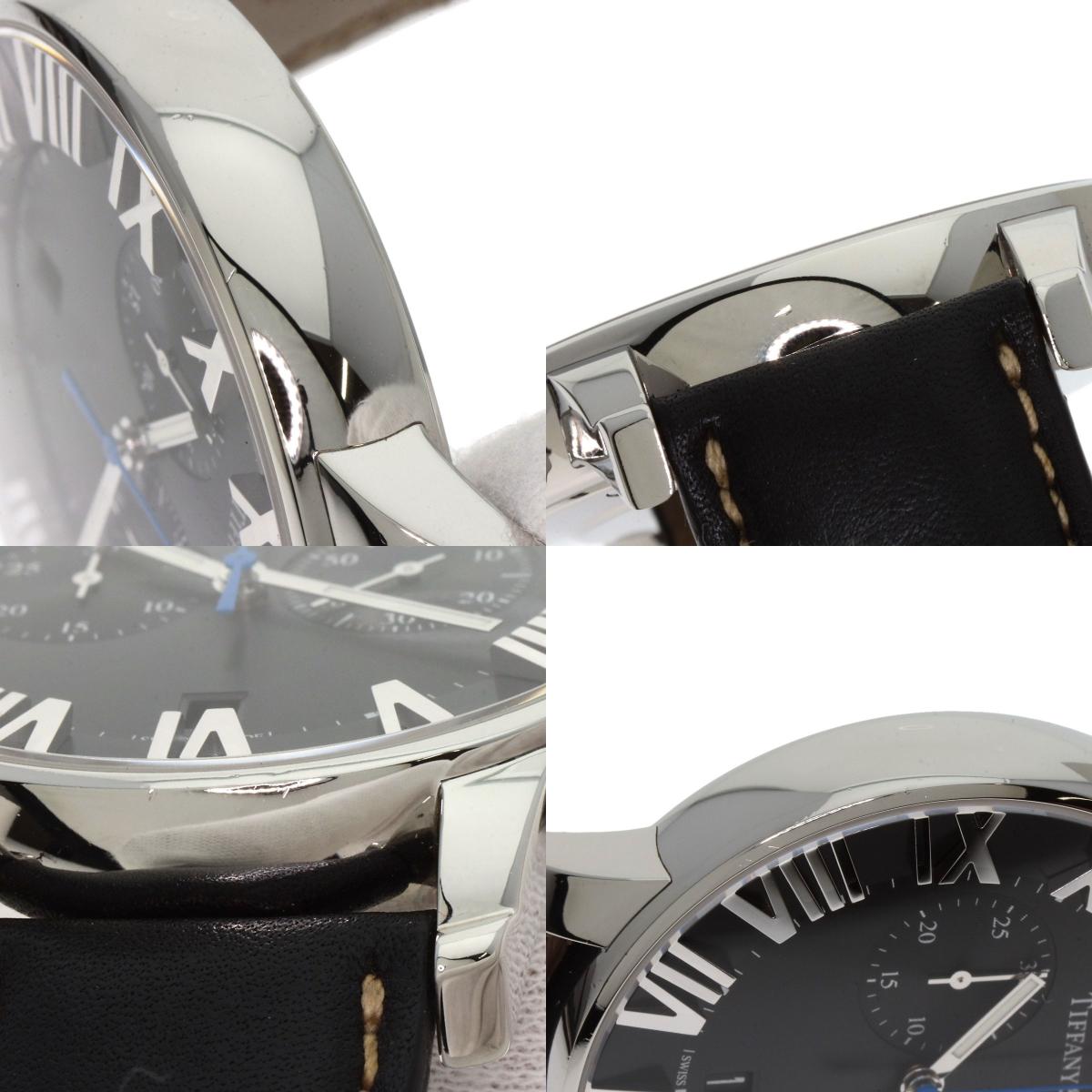 TIFFANY&Co. ティファニー アトラスドーム クロノグラフ 腕時計 SS メンズ 中古