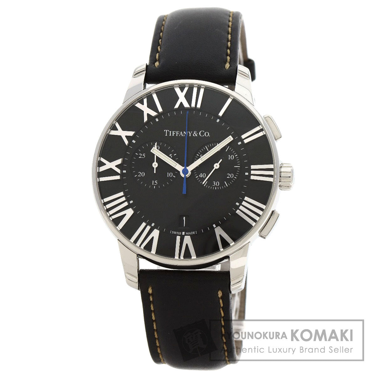 TIFFANY&Co. ティファニー アトラスドーム クロノグラフ 腕時計 SS メンズ 中古