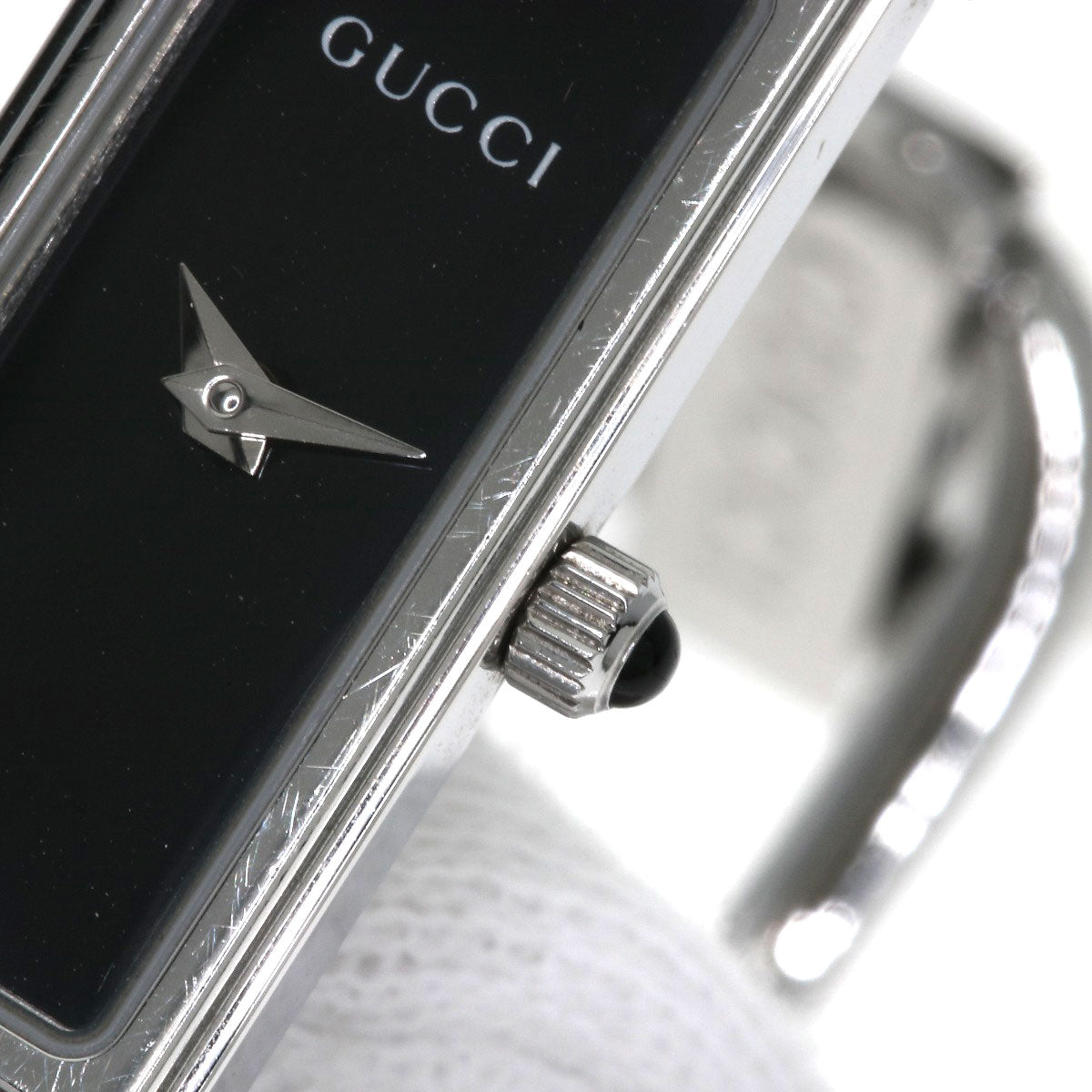 GUCCI グッチ 1500L スクエアフェイス 腕時計 SS レディース 中古