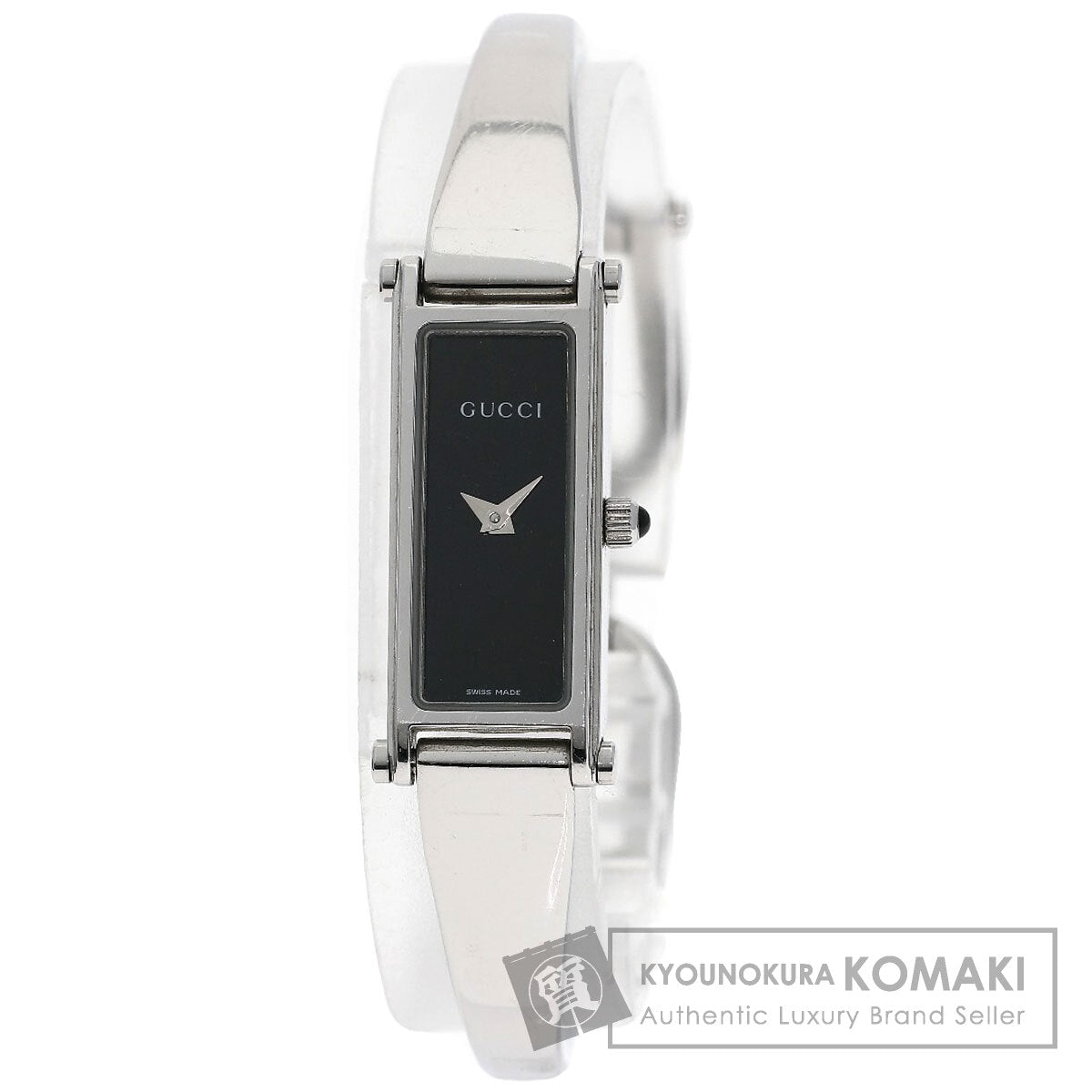GUCCI グッチ 1500L スクエアフェイス 腕時計 SS レディース 中古