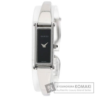 GUCCI グッチ 1500L スクエアフェイス 腕時計 SS レディース 中古