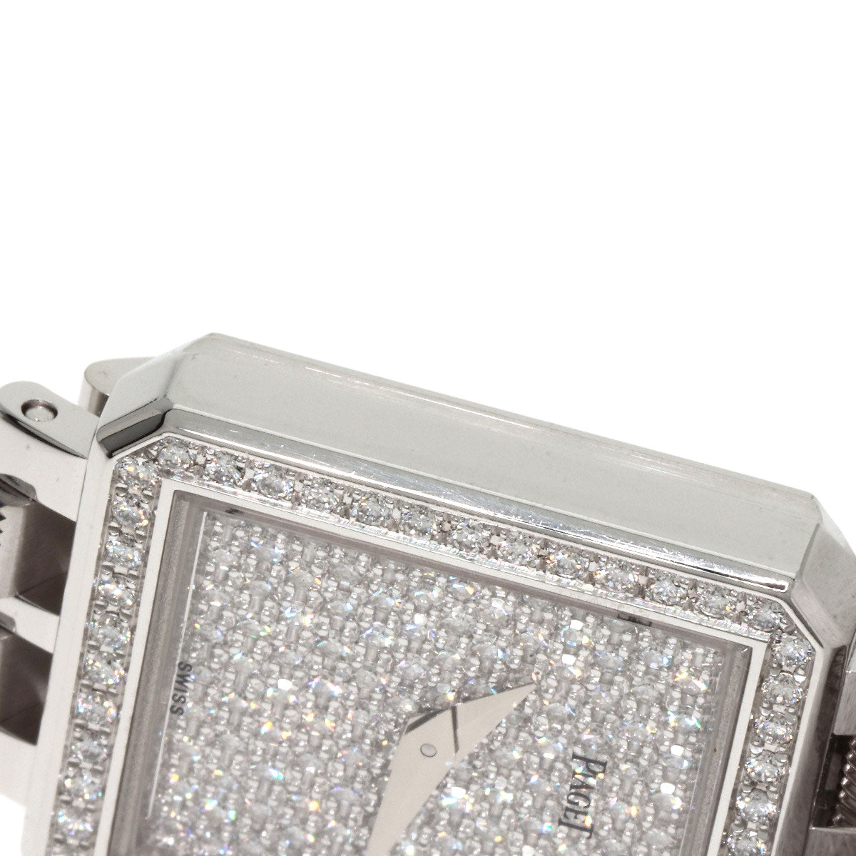 PIAGET ピアジェ プロトコール 文字盤 ダイヤモンド 腕時計 K18WG レディース 中古