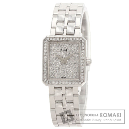 PIAGET ピアジェ プロトコール 文字盤 ダイヤモンド 腕時計 K18WG レディース 中古
