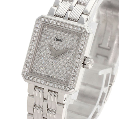 PIAGET ピアジェ プロトコール 文字盤 ダイヤモンド 腕時計 K18WG レディース 中古