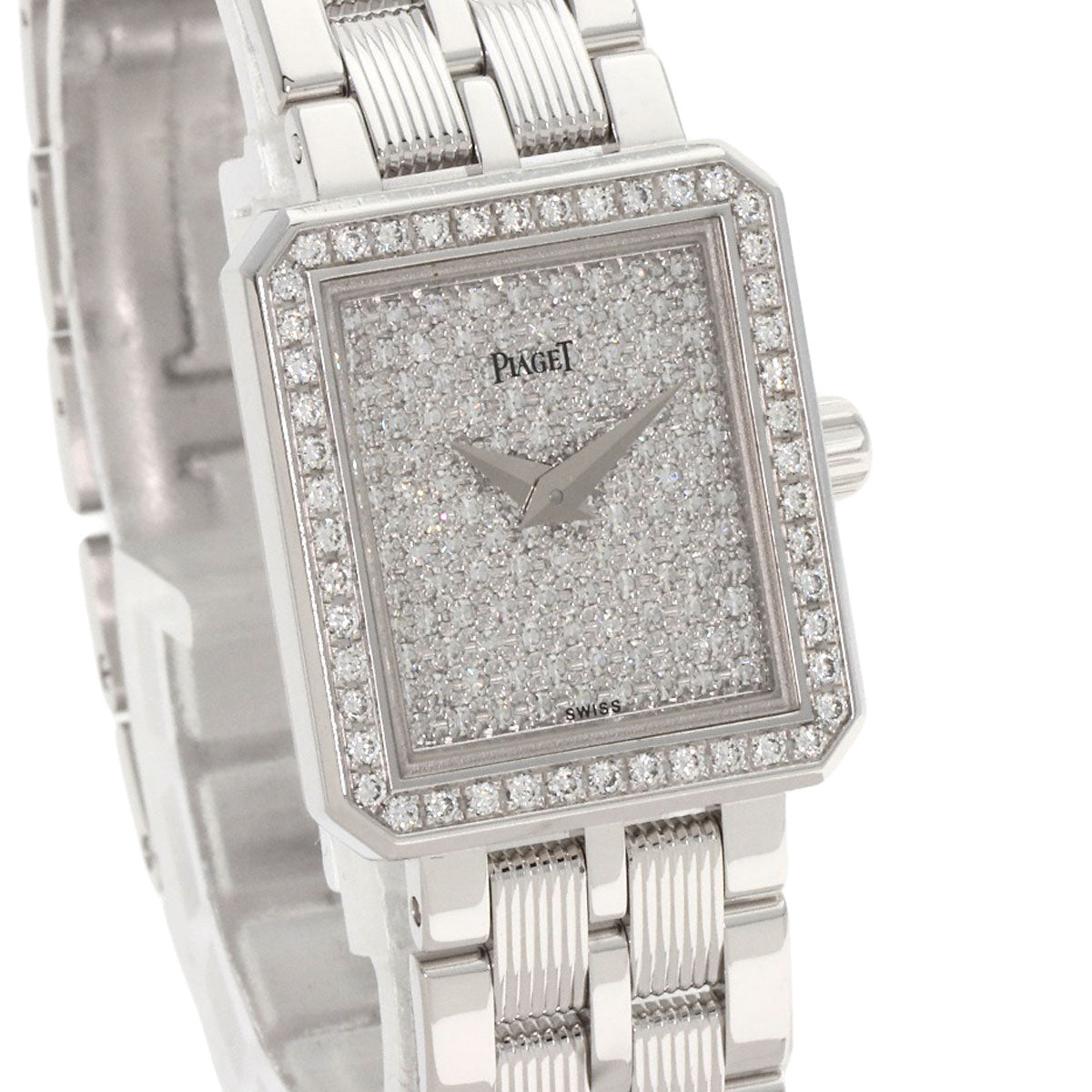 PIAGET ピアジェ プロトコール 文字盤 ダイヤモンド 腕時計 K18WG レディース 中古
