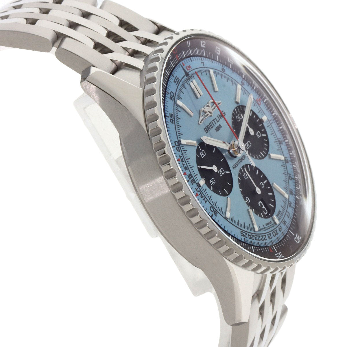 BREITLING ブライトリング AB0138241C1A1 ナビタイマー B01 クロノグラフ 43 腕時計 SS メンズ 中古
