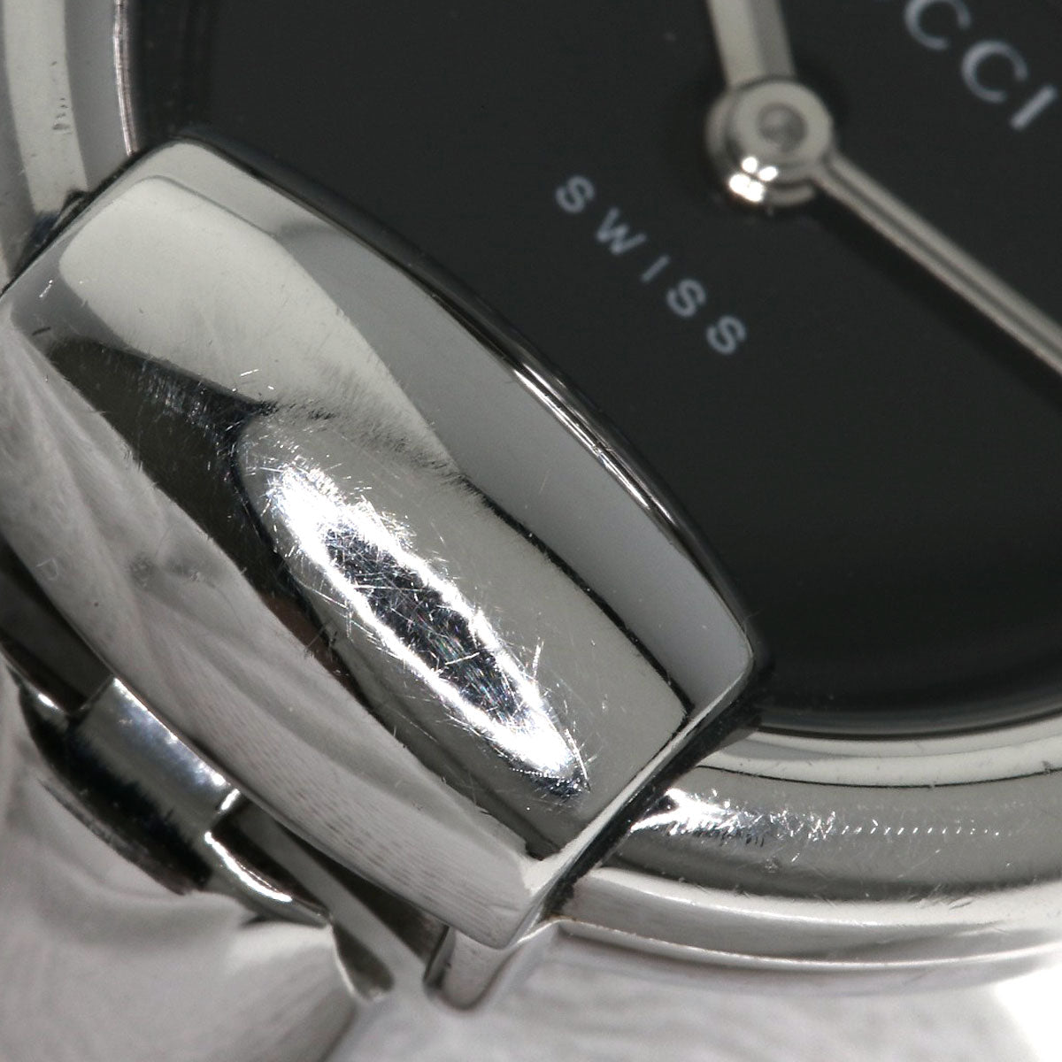 GUCCI グッチ 1400L ラウンドフェイス 腕時計 SS レディース 中古
