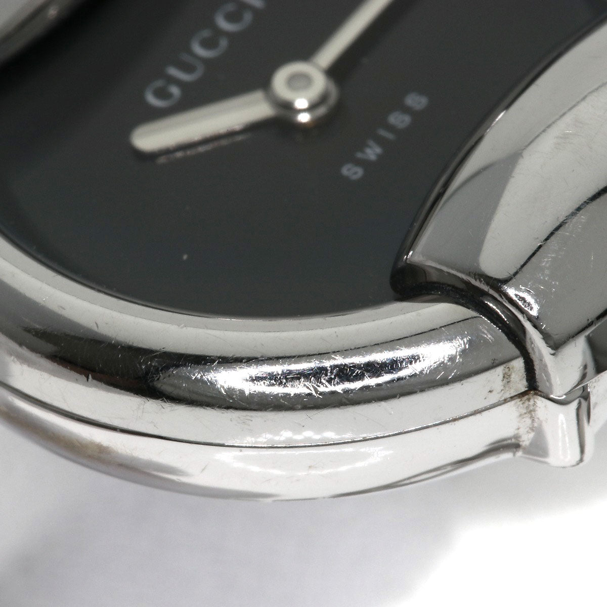 GUCCI グッチ 1400L ラウンドフェイス 腕時計 SS レディース 中古
