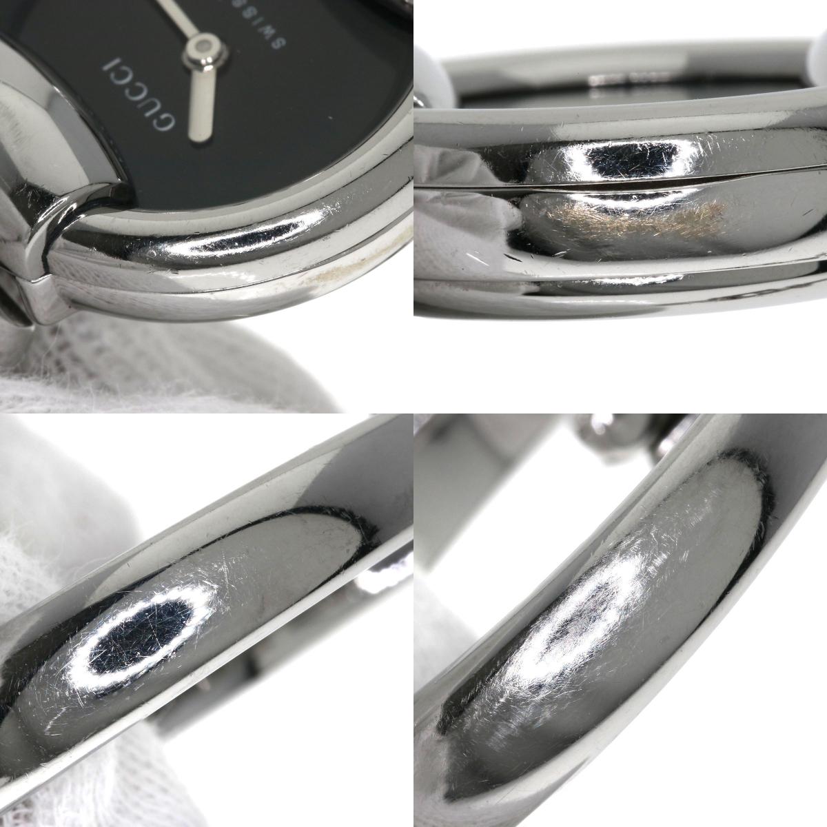 GUCCI グッチ 1400L ラウンドフェイス 腕時計 SS レディース 中古