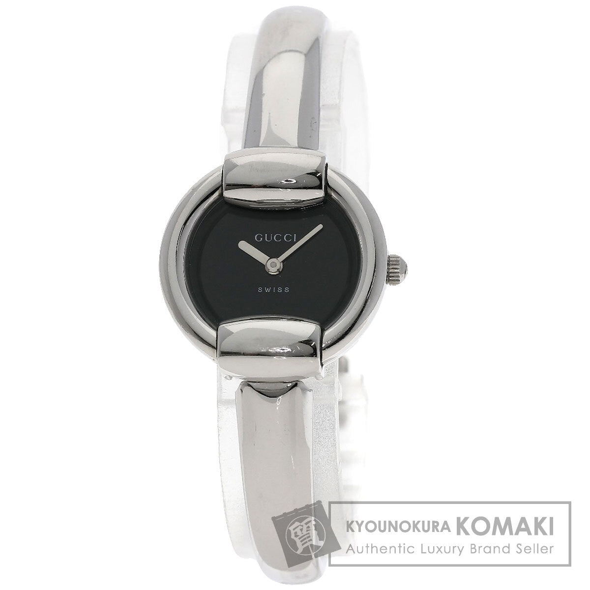 GUCCI グッチ 1400L ラウンドフェイス 腕時計 SS レディース 中古
