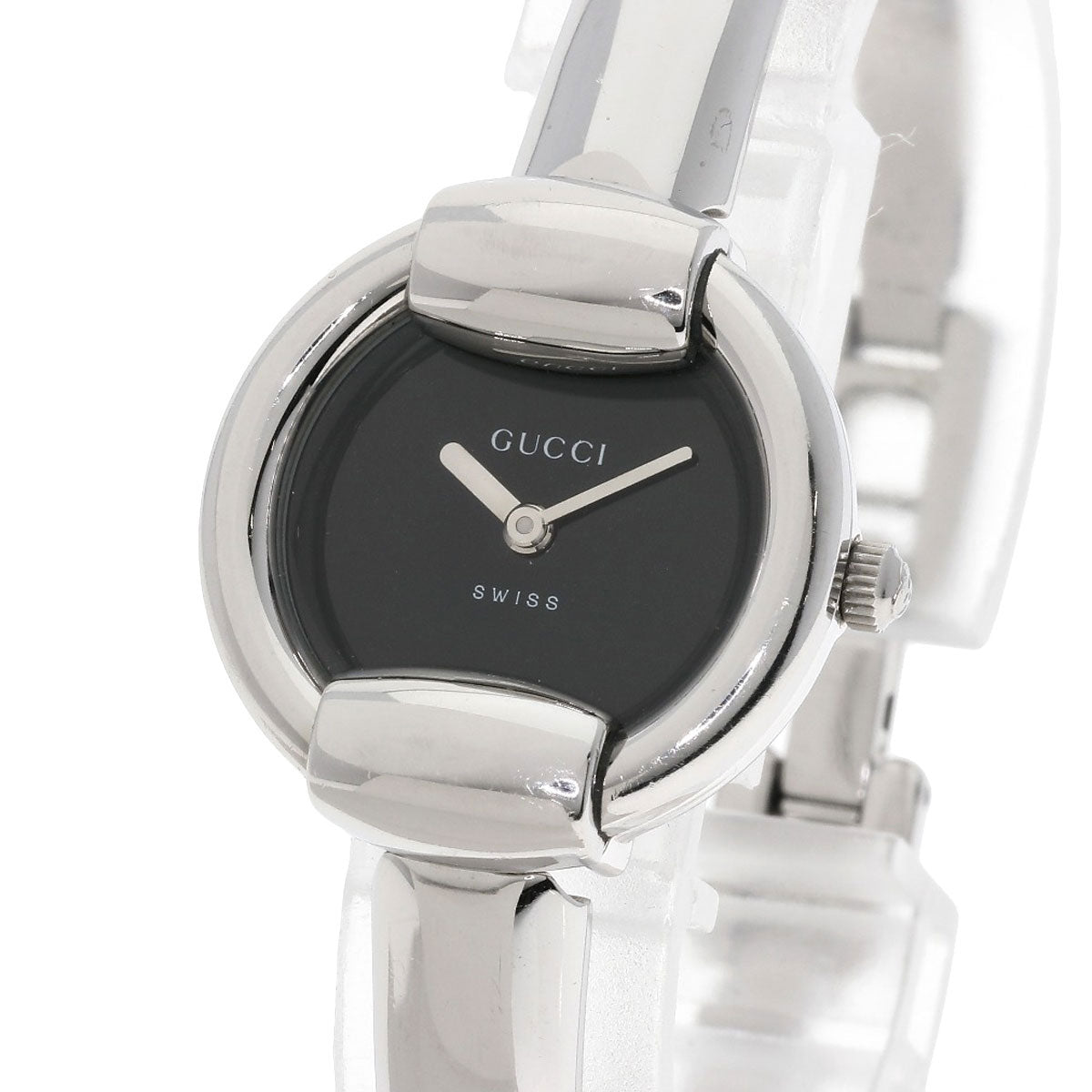 GUCCI グッチ 1400L ラウンドフェイス 腕時計 SS レディース 中古