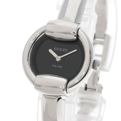 GUCCI グッチ 1400L ラウンドフェイス 腕時計 SS レディース 中古