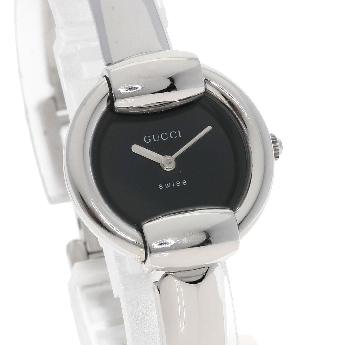 GUCCI グッチ 1400L ラウンドフェイス 腕時計 SS レディース 中古