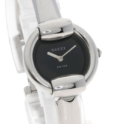 GUCCI グッチ 1400L ラウンドフェイス 腕時計 SS レディース 中古
