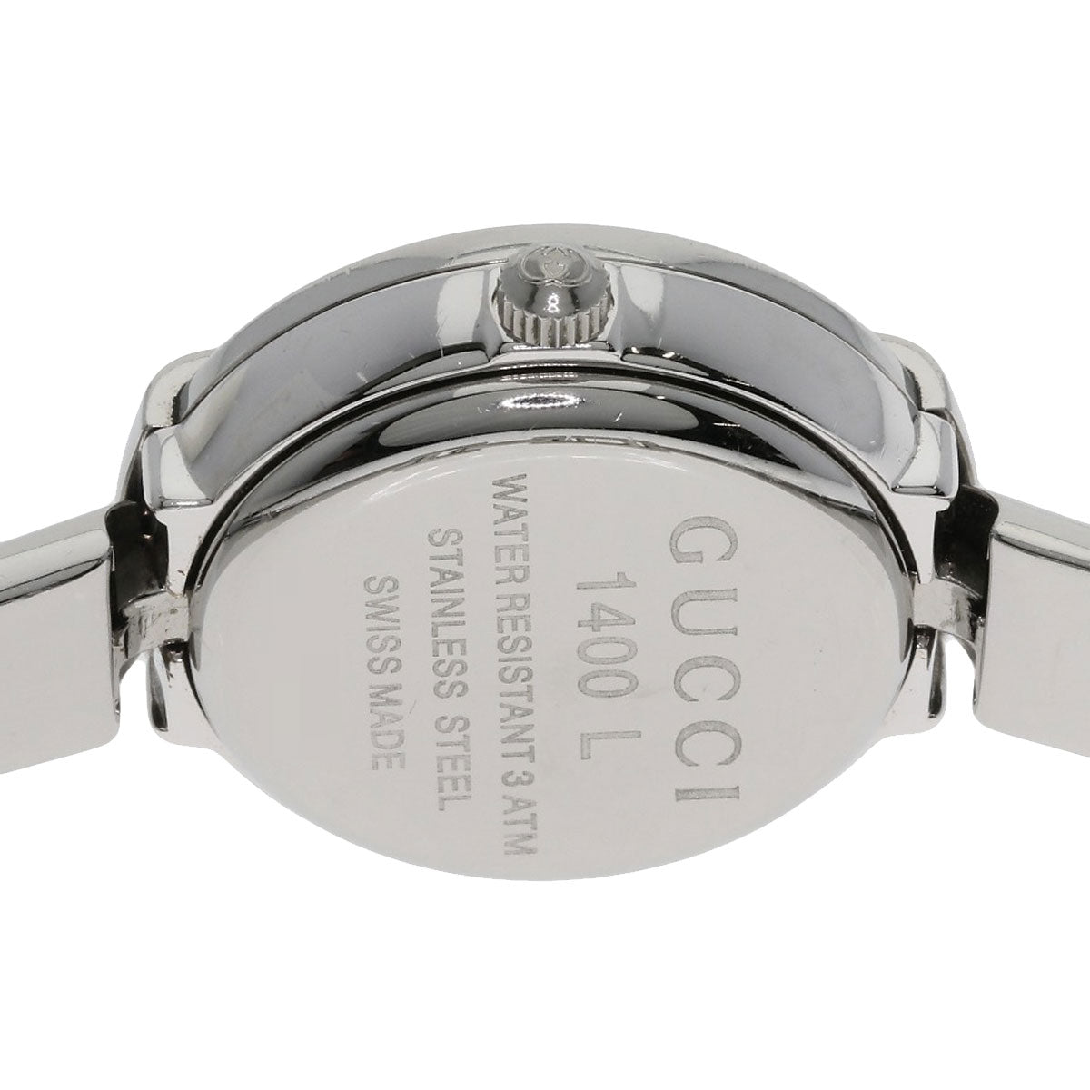 GUCCI グッチ 1400L ラウンドフェイス 腕時計 SS レディース 中古