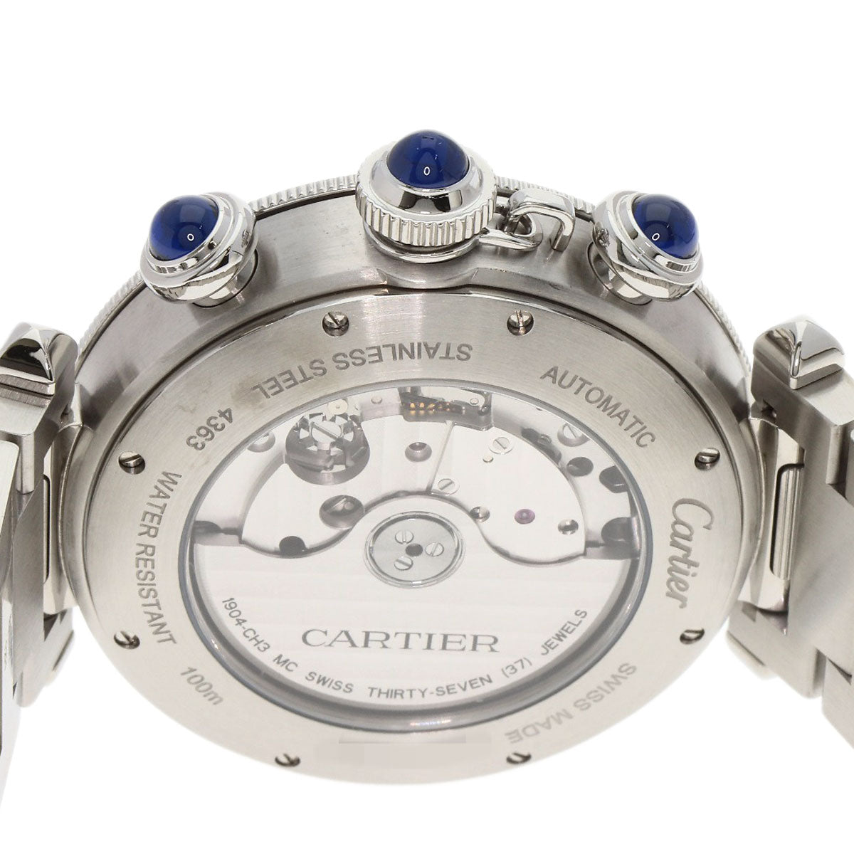 カルティエ WSPA0046 パシャドゥカルティエ オリーブグリーン 腕時計 中古 商品画像8