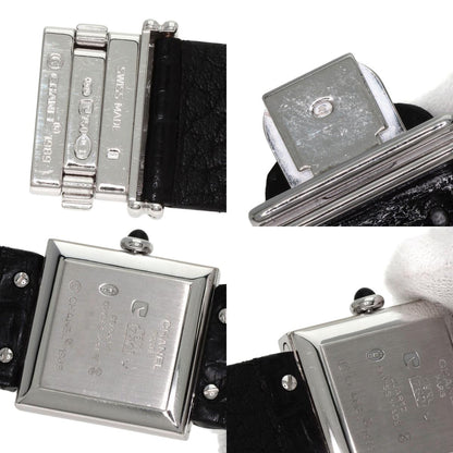 CHANEL シャネル H0106 マドモアゼル ダイヤモンドベゼル 腕時計 K18WG レディース 中古