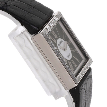 CHANEL シャネル H0106 マドモアゼル ダイヤモンドベゼル 腕時計 K18WG レディース 中古