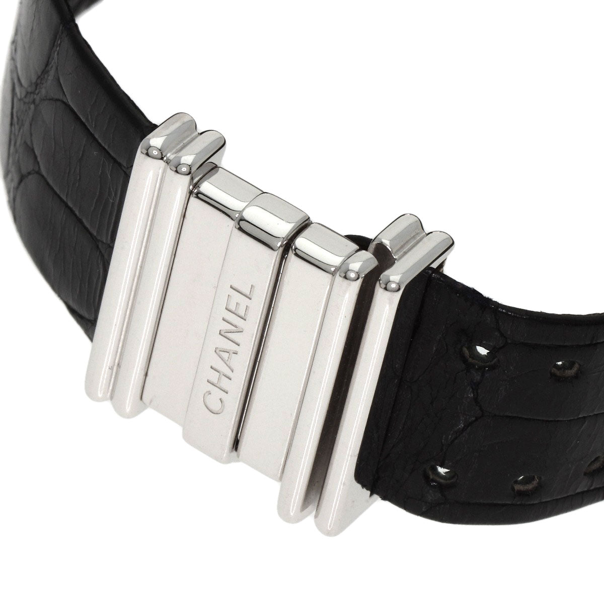 CHANEL シャネル H0106 マドモアゼル ダイヤモンドベゼル 腕時計 K18WG レディース 中古
