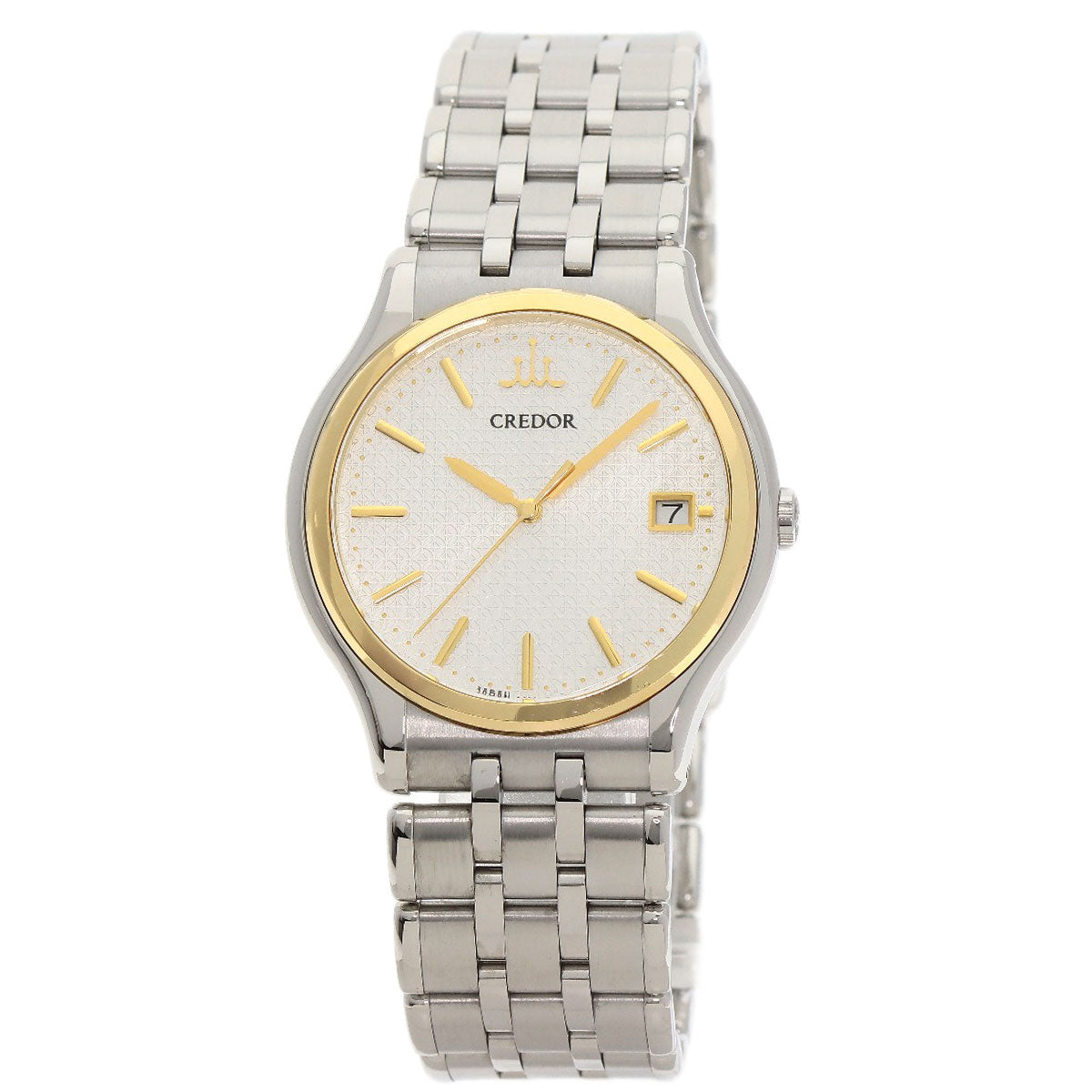 SEIKO セイコー GCAZ054 クレドール ラウンドフェイス 腕時計 SS メンズ 中古