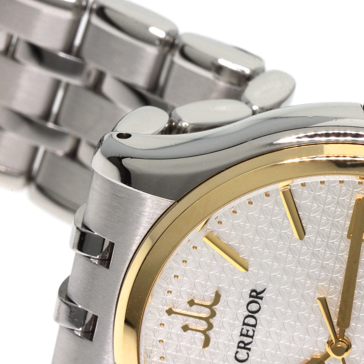 SEIKO セイコー GCAZ054 クレドール ラウンドフェイス 腕時計 SS メンズ 中古