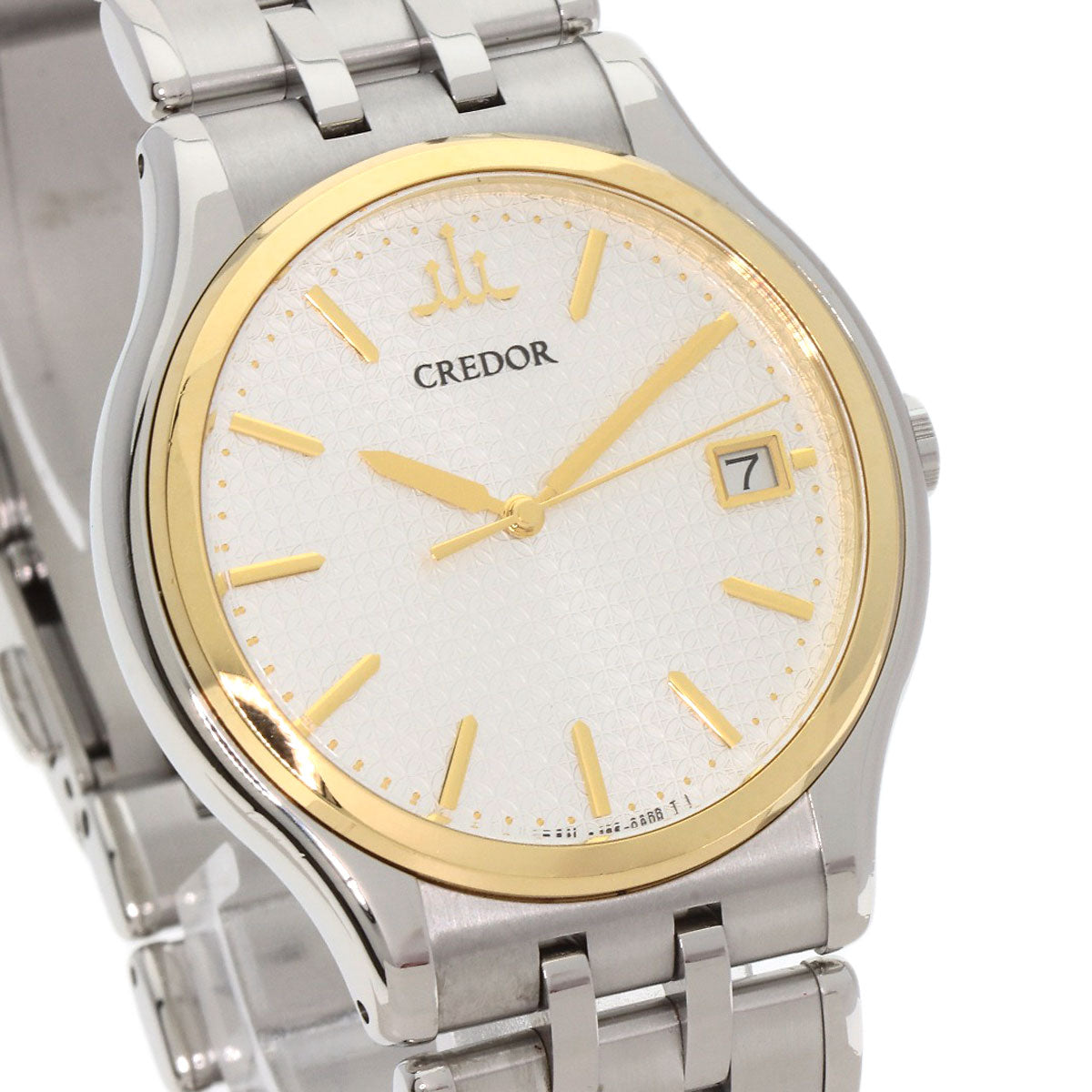 SEIKO セイコー GCAZ054 クレドール ラウンドフェイス 腕時計 SS メンズ 中古
