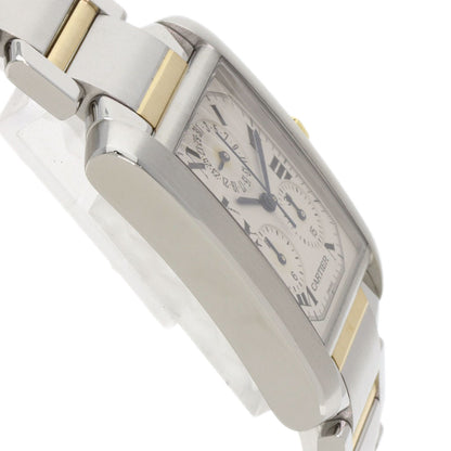 CARTIER カルティエ W51004Q4 タンクフランセーズ クロノリフレックス 腕時計 SS メンズ 中古
