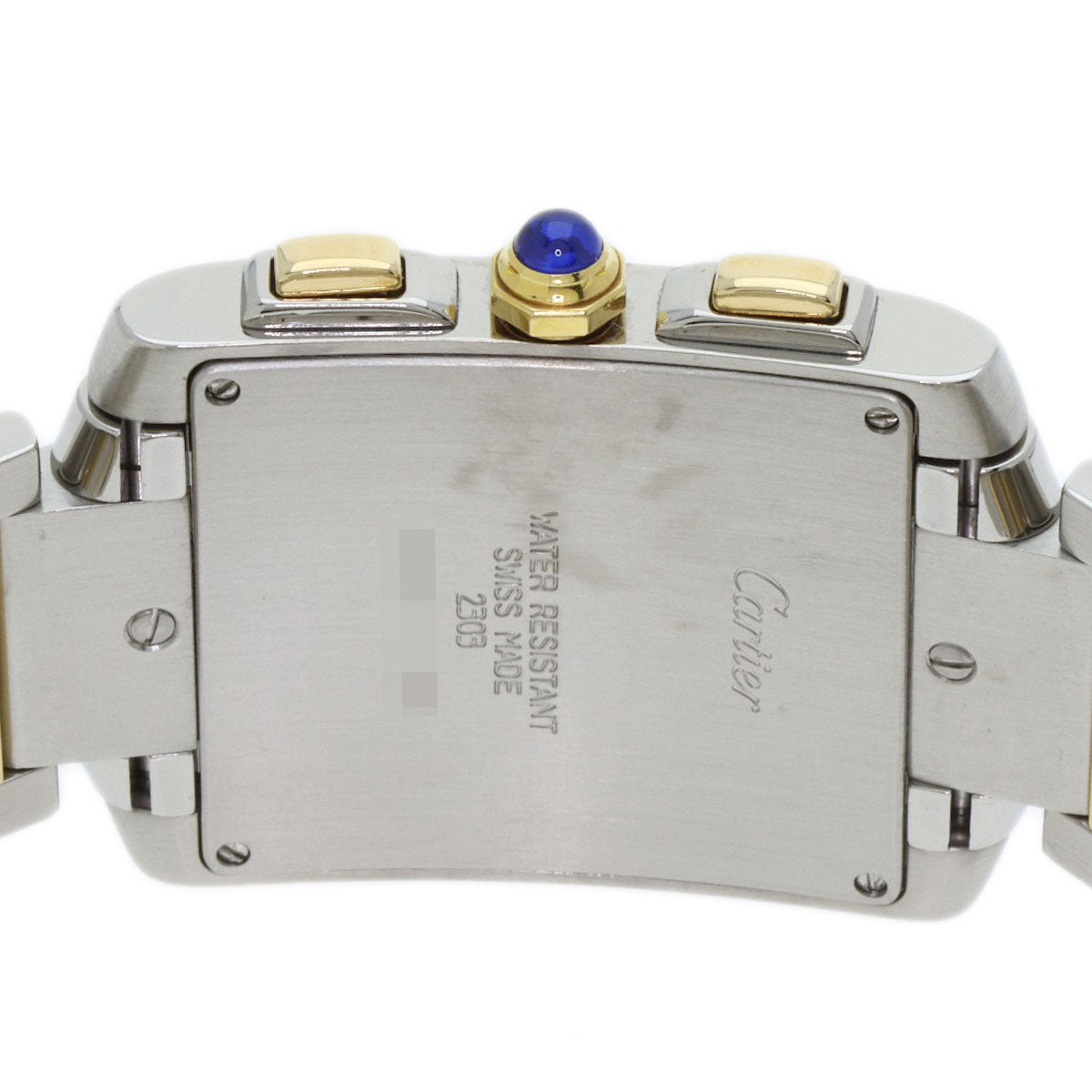 CARTIER カルティエ W51004Q4 タンクフランセーズ クロノリフレックス 腕時計 SS メンズ 中古