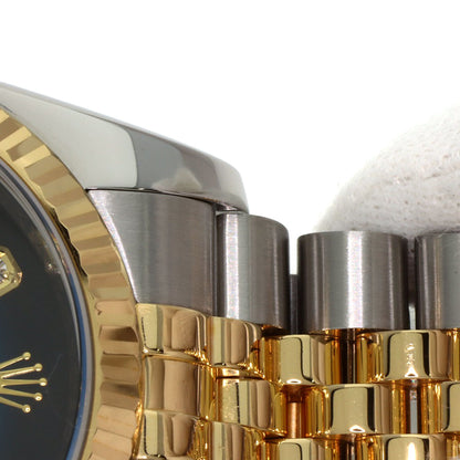 ROLEX ロレックス 116233G デイトジャスト 10P ダイヤモンド ブルーグラデーション 腕時計 SS メンズ 中古