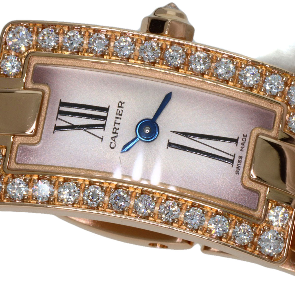 CARTIER カルティエ WG40023J バレリーナ ダイヤモンド 腕時計 K18PG レディース 中古