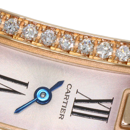 CARTIER カルティエ WG40023J バレリーナ ダイヤモンド 腕時計 K18PG レディース 中古