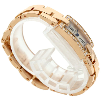 CARTIER カルティエ WG40023J バレリーナ ダイヤモンド 腕時計 K18PG レディース 中古