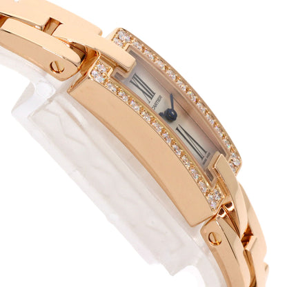 CARTIER カルティエ WG40023J バレリーナ ダイヤモンド 腕時計 K18PG レディース 中古