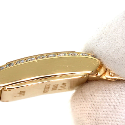 CARTIER カルティエ WJTA0039 タンクフランセーズSM ダイヤモンド 腕時計 K18YG レディース 中古