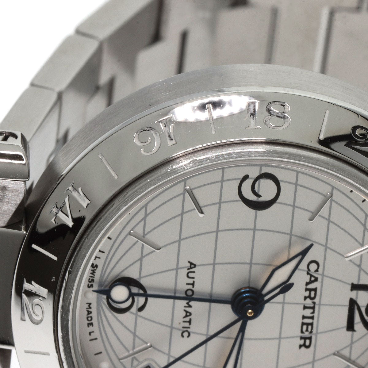 CARTIER カルティエ W31078M7 パシャC メリディアン 腕時計 SS ボーイズ 中古