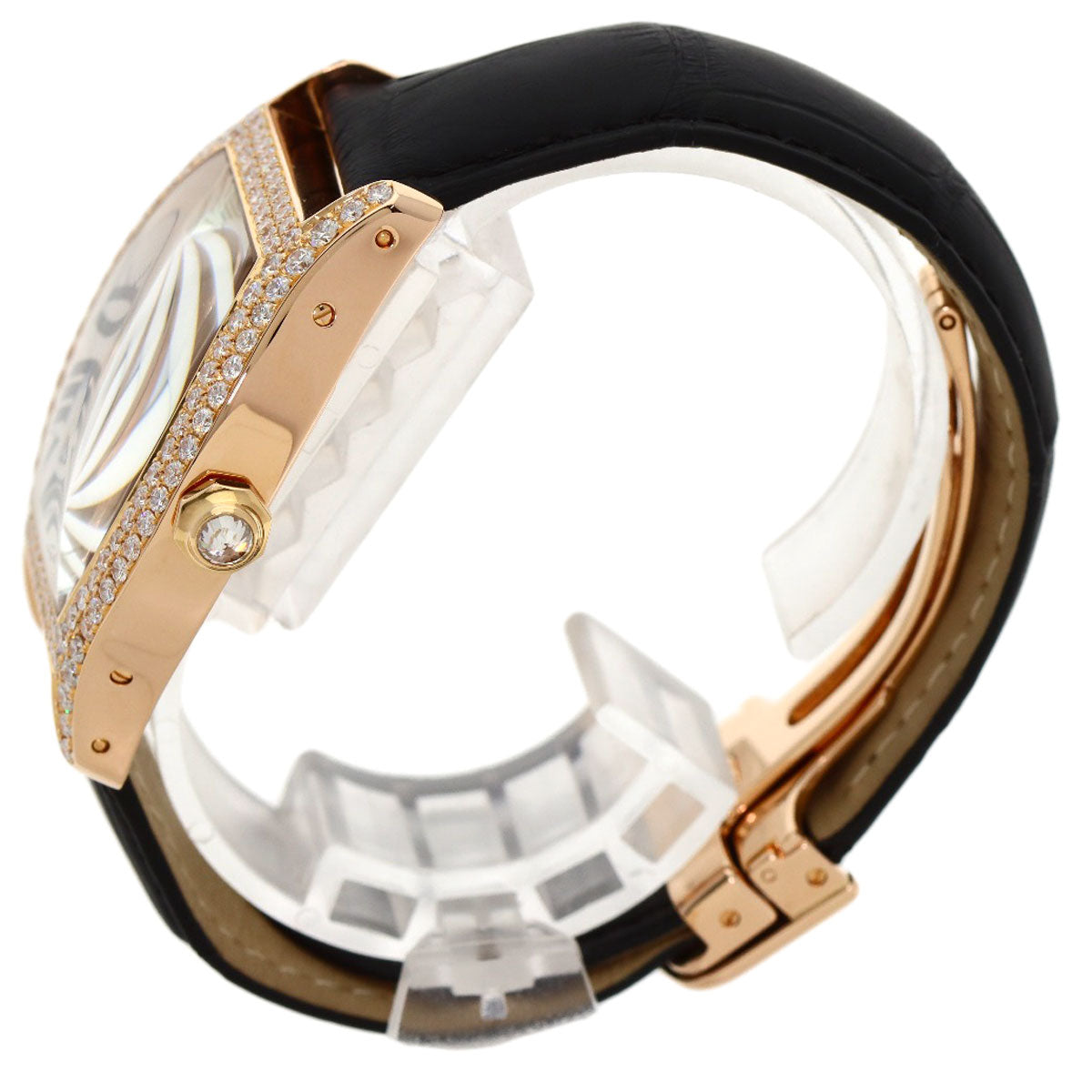 CARTIER カルティエ WA503951 トーチュ LM ダイヤモンド 腕時計 K18PG メンズ 中古