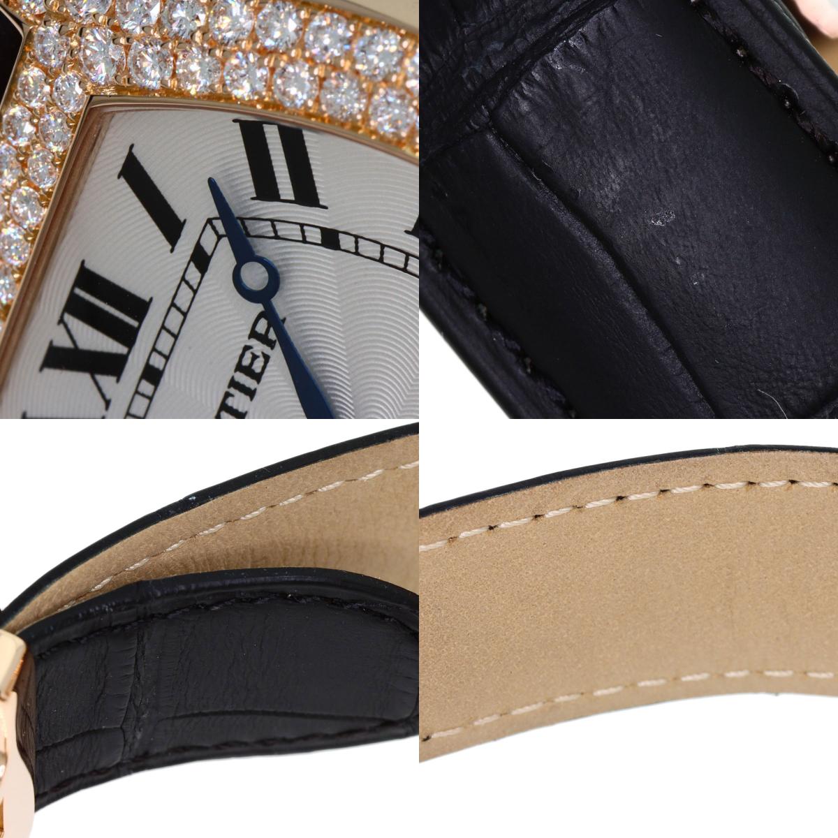 CARTIER カルティエ WA503951 トーチュ LM ダイヤモンド 腕時計 K18PG メンズ 中古