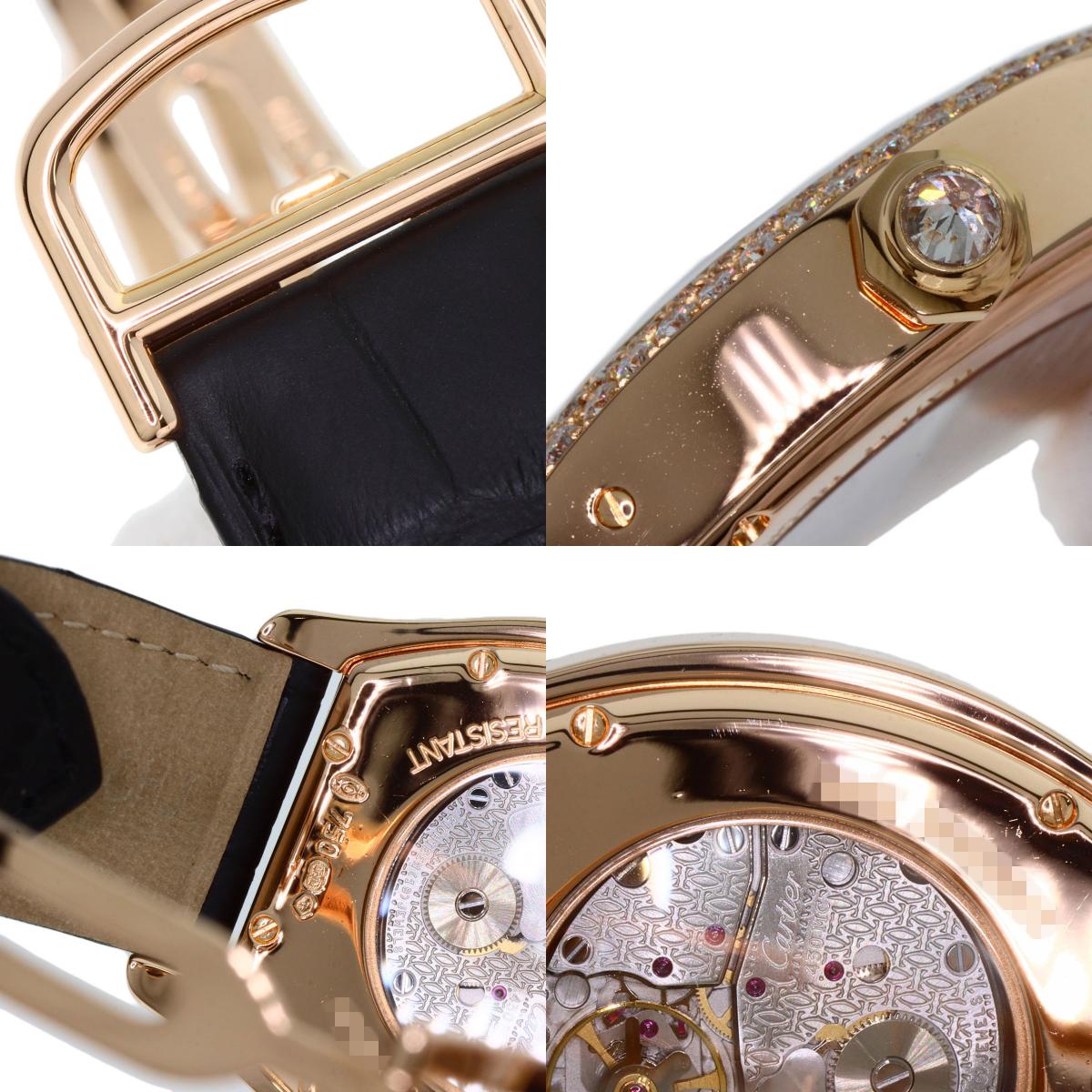 CARTIER カルティエ WA503951 トーチュ LM ダイヤモンド 腕時計 K18PG メンズ 中古