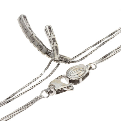 Damiani ダミアーニ メトロポリタン ダイヤモンド ネックレス K18WG レディース 中古