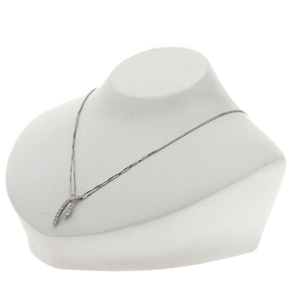 Damiani ダミアーニ メトロポリタン ダイヤモンド ネックレス K18WG レディース 中古