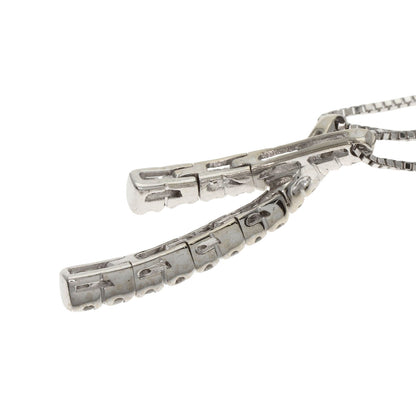 Damiani ダミアーニ メトロポリタン ダイヤモンド ネックレス K18WG レディース 中古