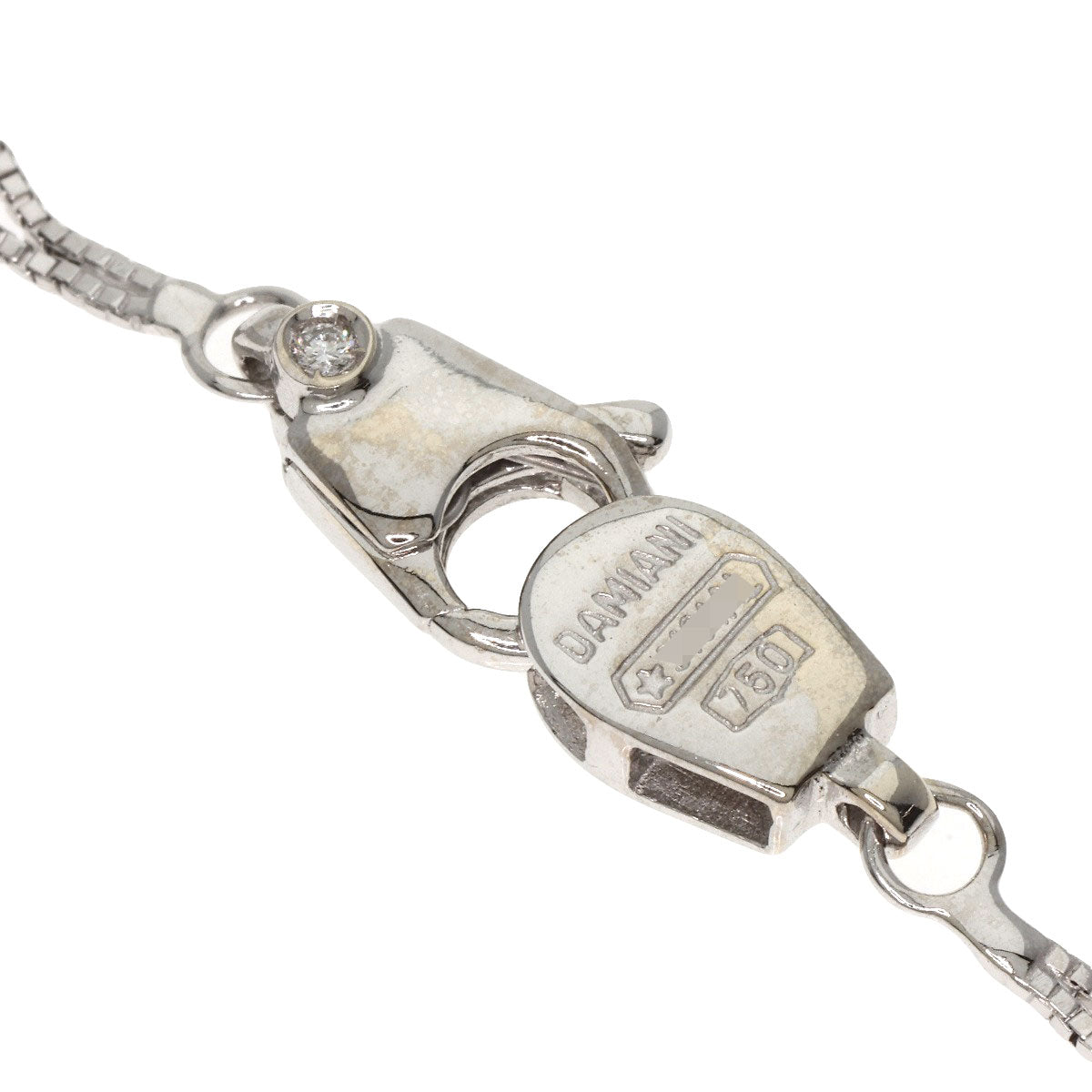 Damiani ダミアーニ メトロポリタン ダイヤモンド ネックレス K18WG レディース 中古