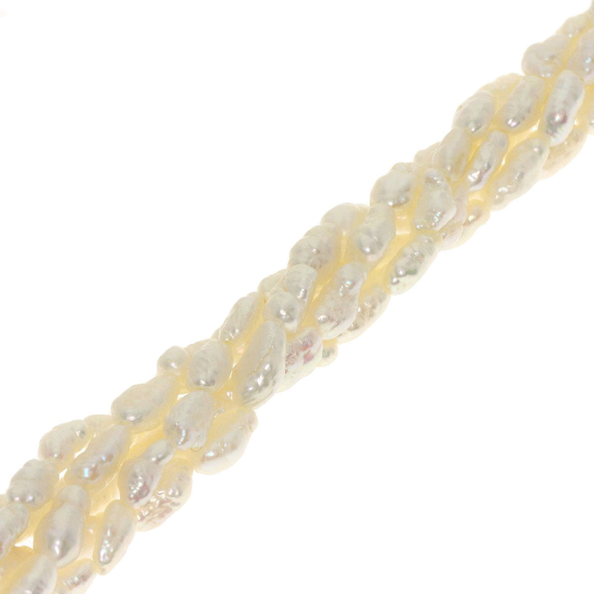 SELECT JEWELRY セレクトジュエリー 淡水パール 真珠 5連 ネックレス SV レディース 中古